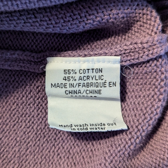🪻 Vintage - Lilac embroidered sweater - Picture 6 of 6